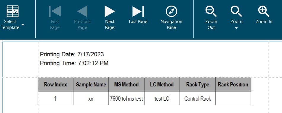 printing batch date and time