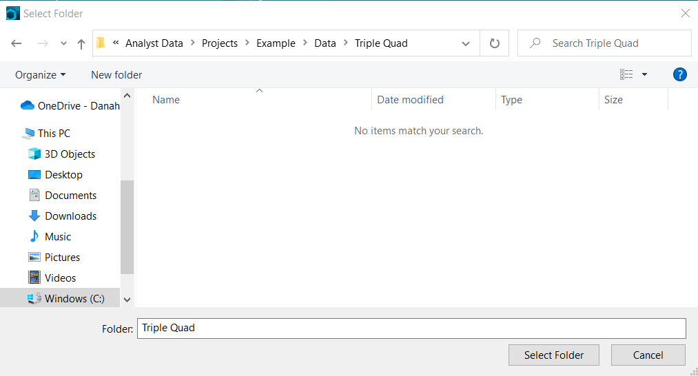 empty data folder