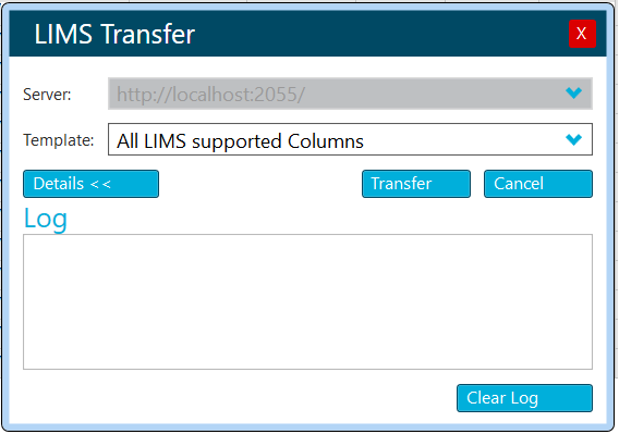 LIMS transfer Sciex OS all
