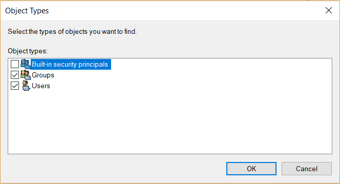 object types
