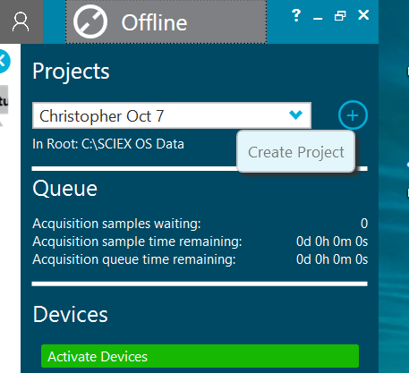 create project