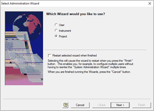 System administrative wizard