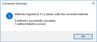 Error message