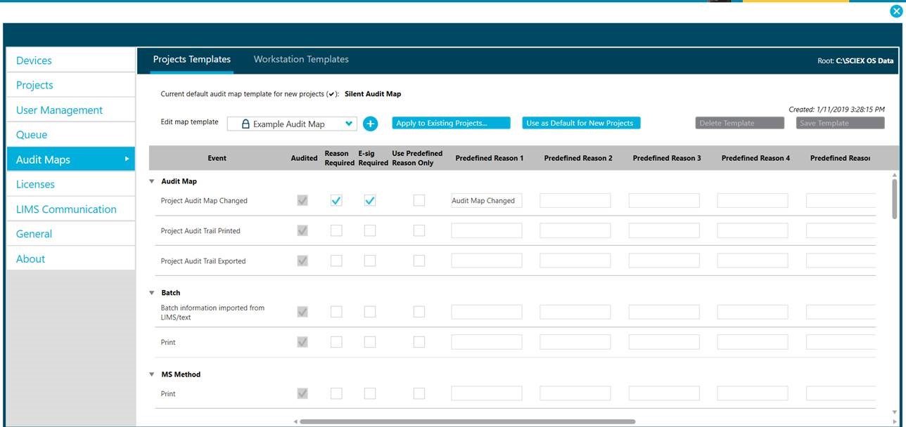 CFR installed on SCIEX OS